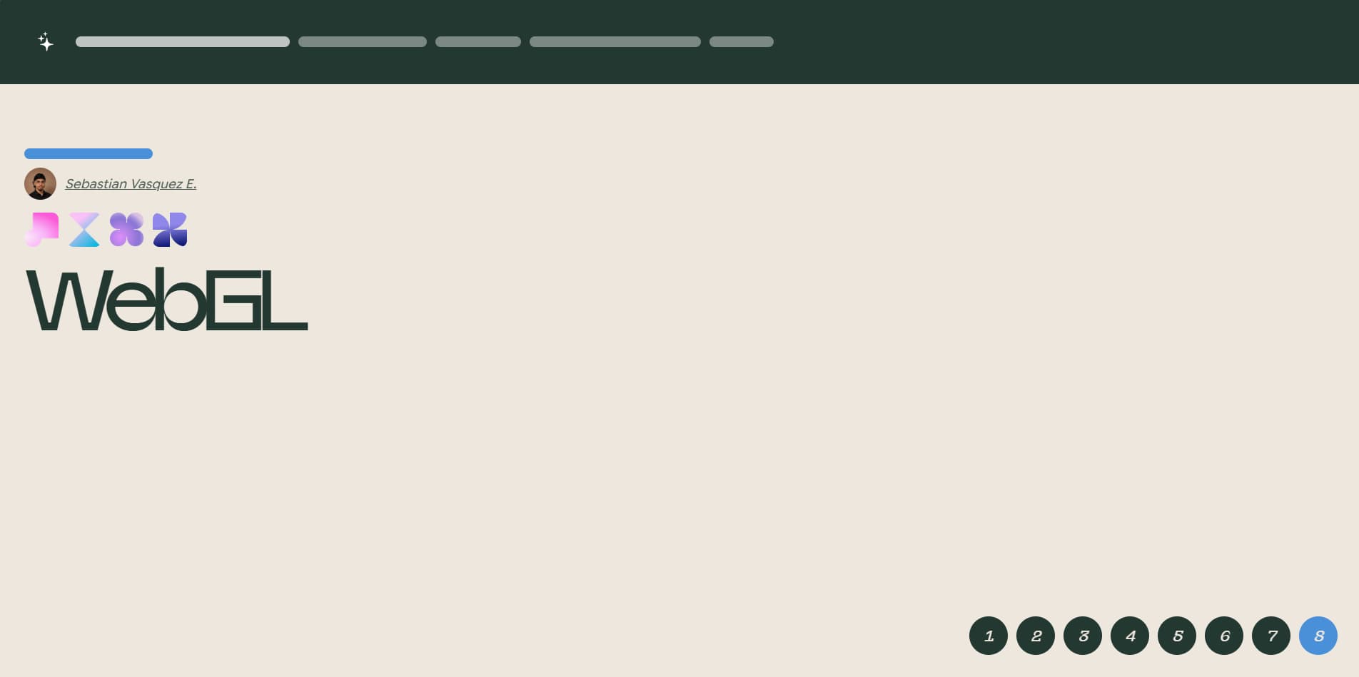 WebGL Mockup
